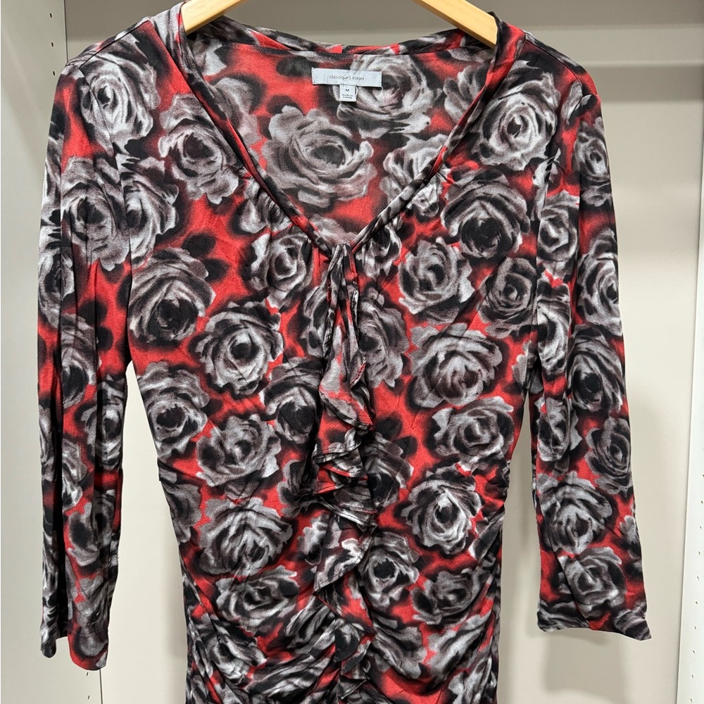 Classique Entier rose blouse.